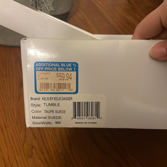 Grey Suede Booties - Picture 2 of 4